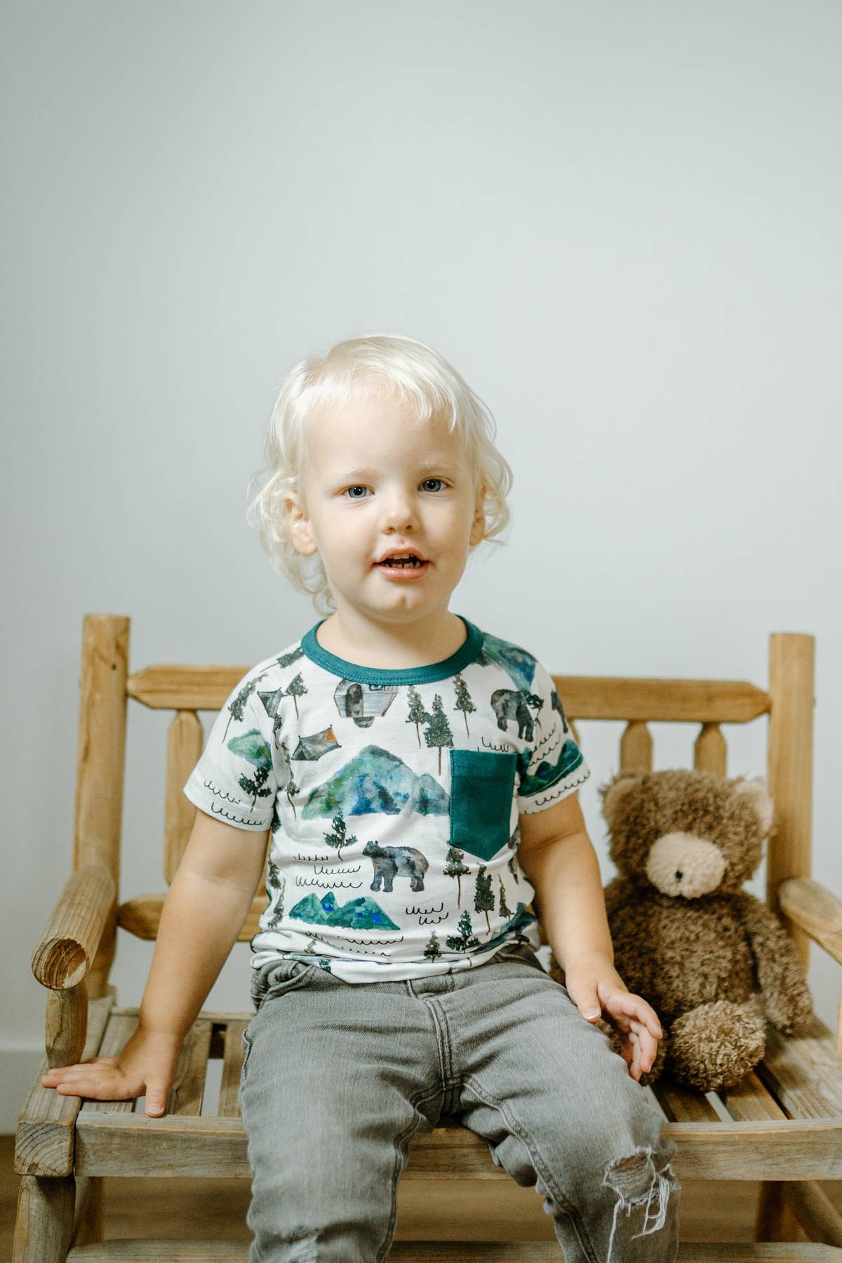 Short Sleeve Shirt - Borealis Bear