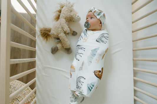 Adventure Swaddle Blanket- Mountain Trails