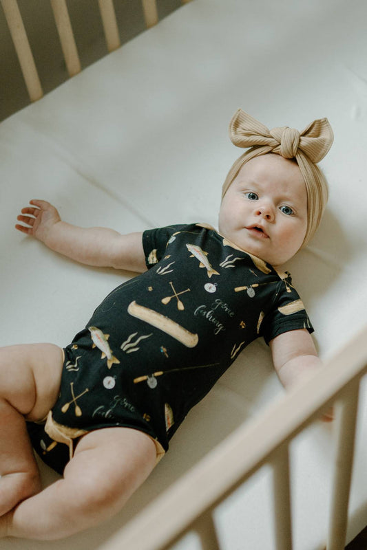 Short Sleeve Onesie- Gone Fishing
