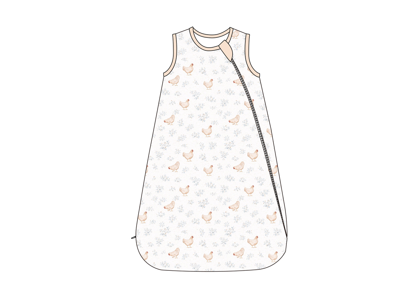 sleep bag chicken bloom