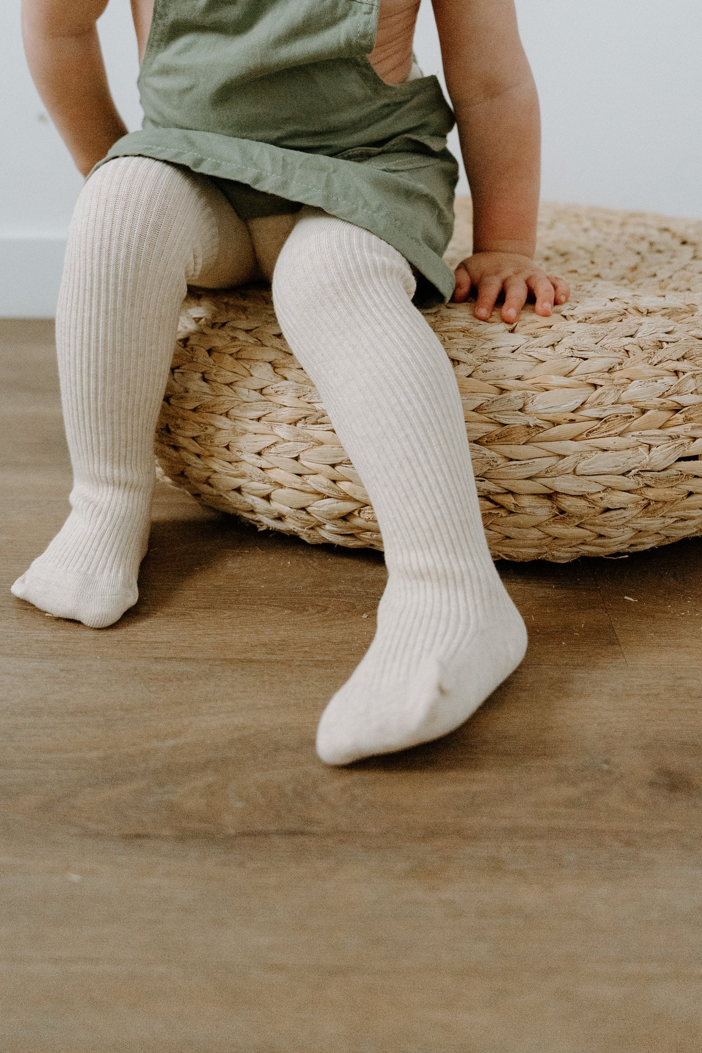 Footed Ribbed Tights