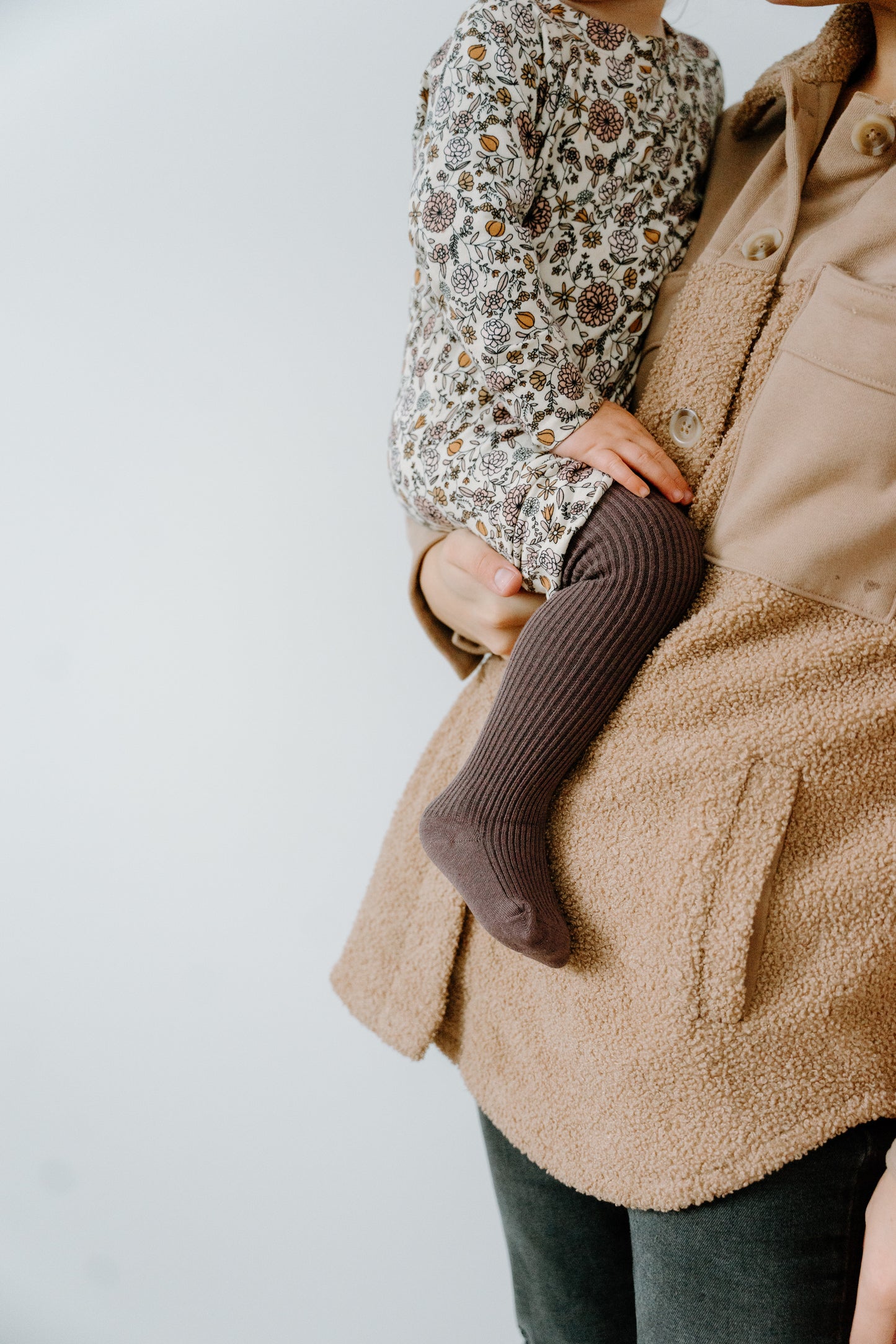 Footed Ribbed Tights