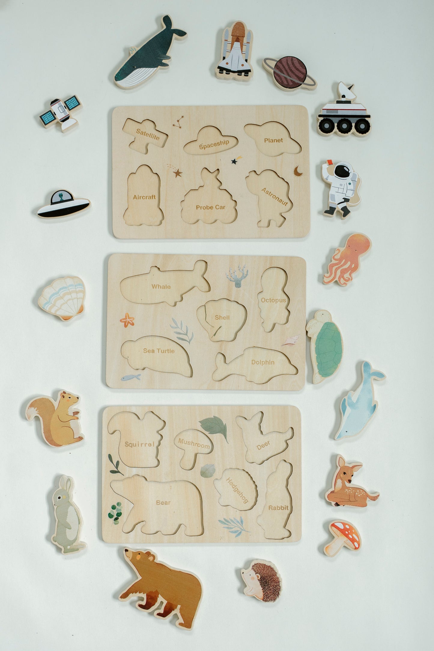 Space Adventure Wooden Puzzle