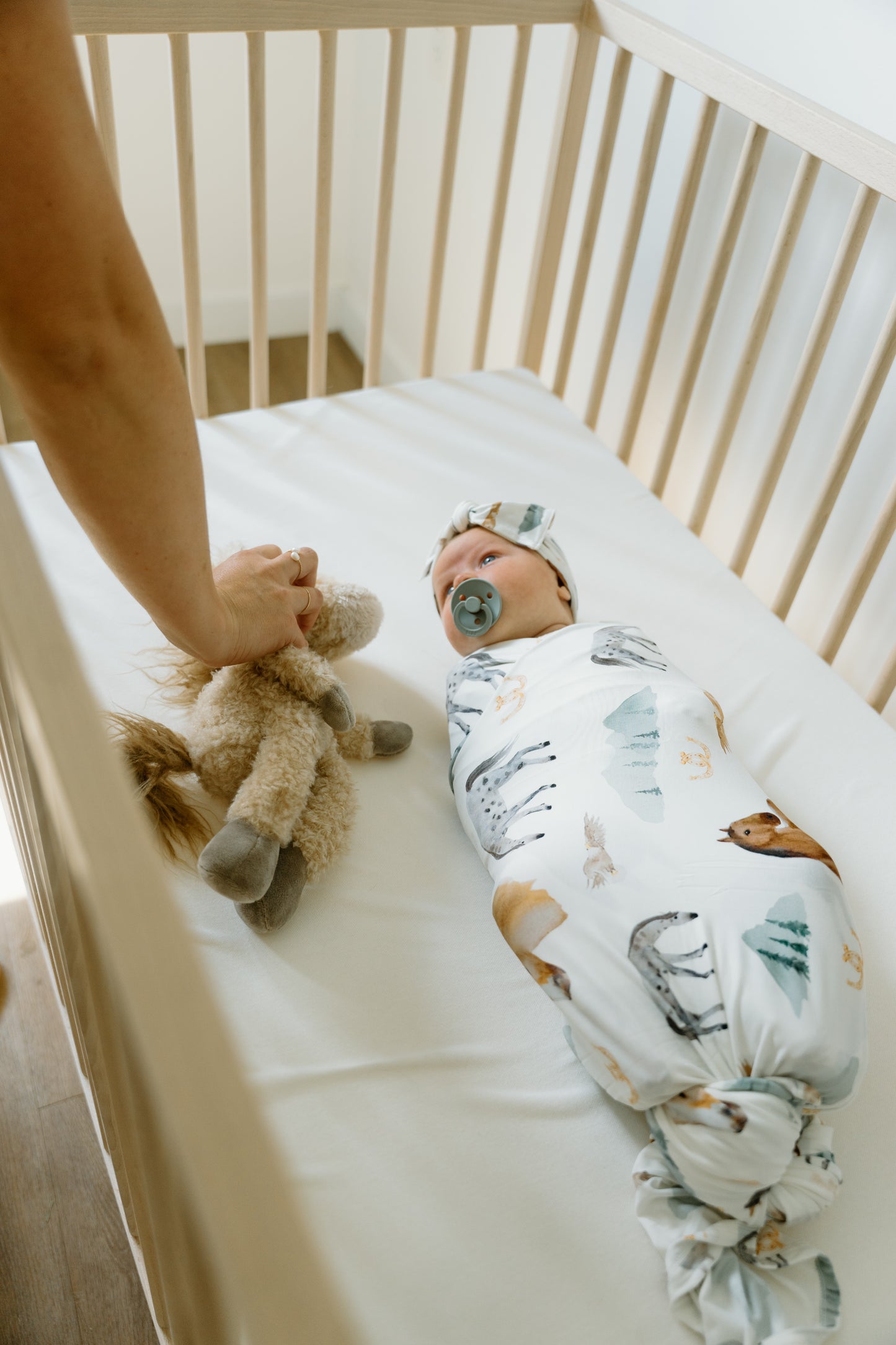 Adventure Swaddle Blanket- Mountain Trails