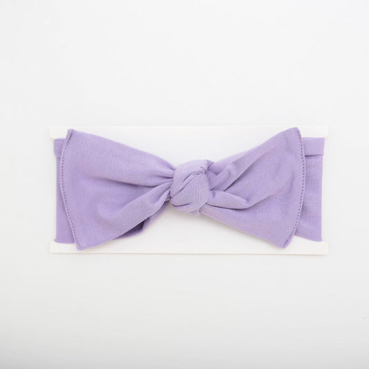 Headband Bow- Lavender