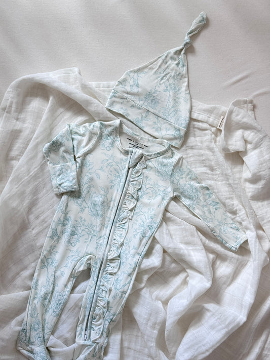 Ruffle Footed Sleeper- Valley Blooms