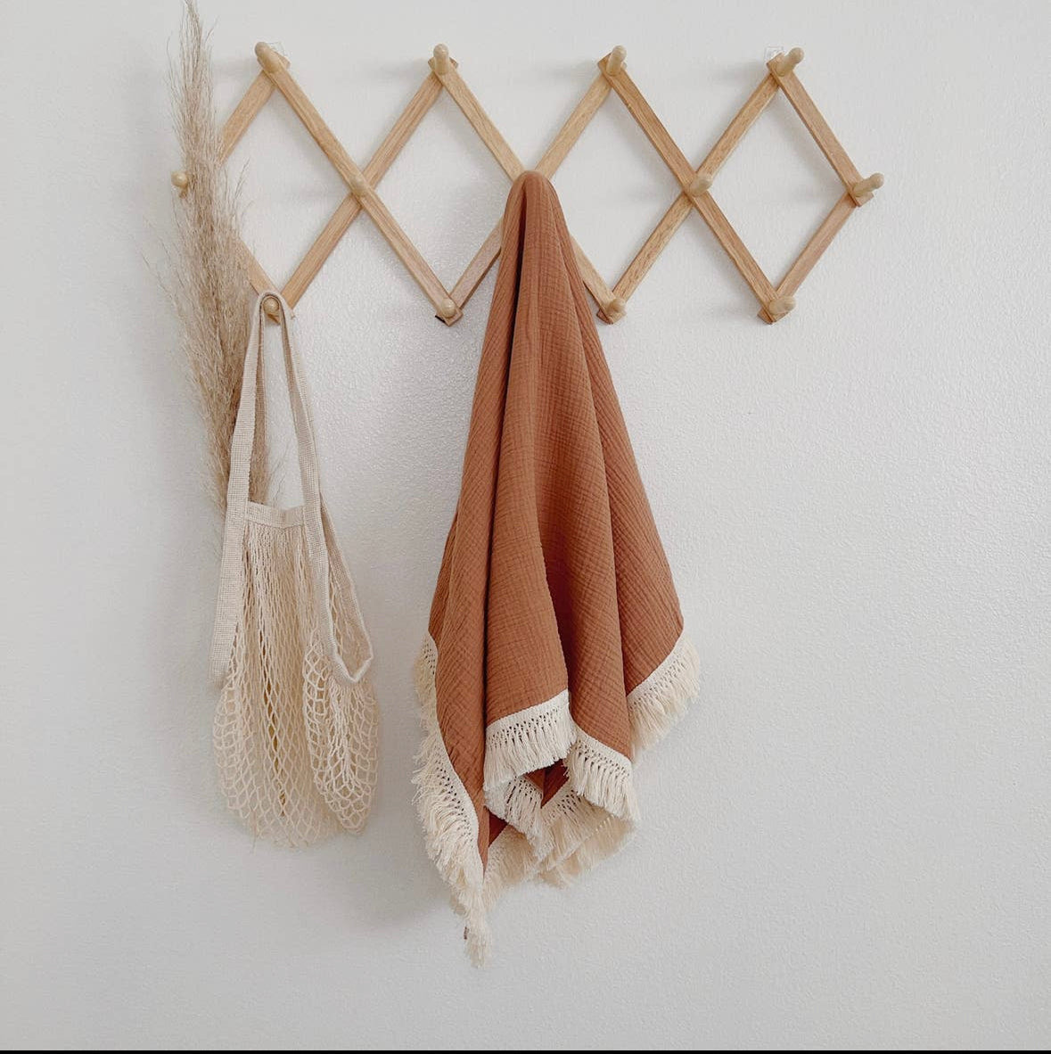 Spice Fringe Blanket