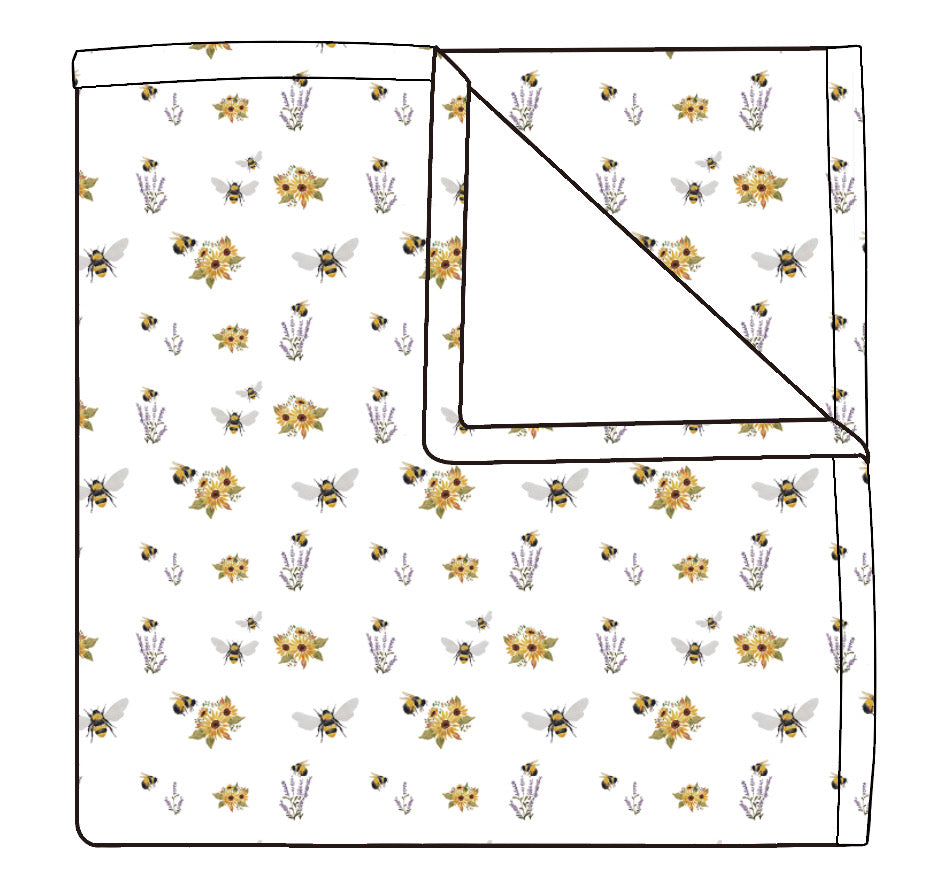 Adventure Swaddle Blanket- Spring Bee
