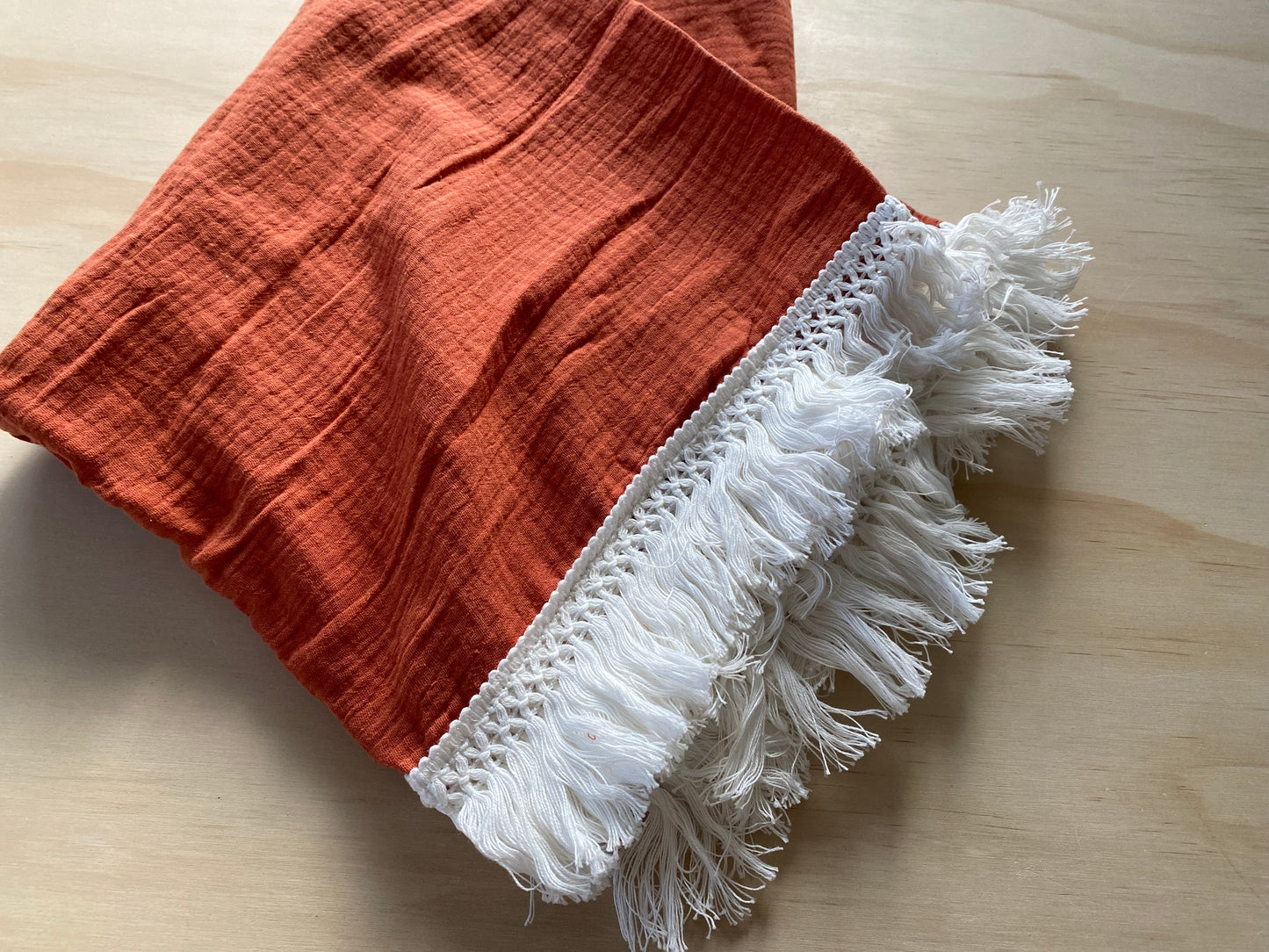 Spice Fringe Blanket