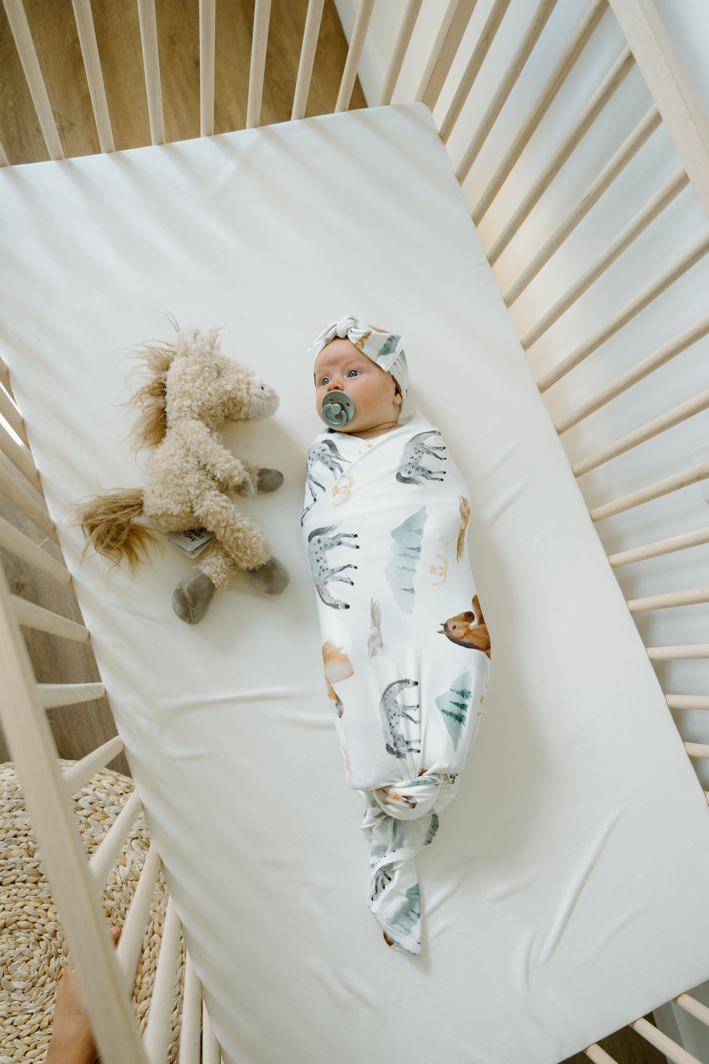 Adventure Swaddle Blanket- Mountain Trails