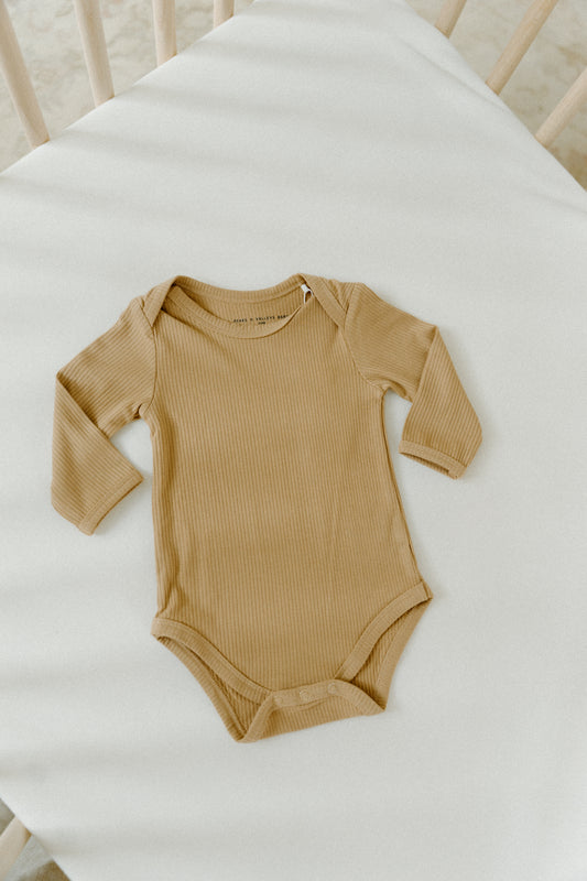 Long Sleeve Onesie - Toffee