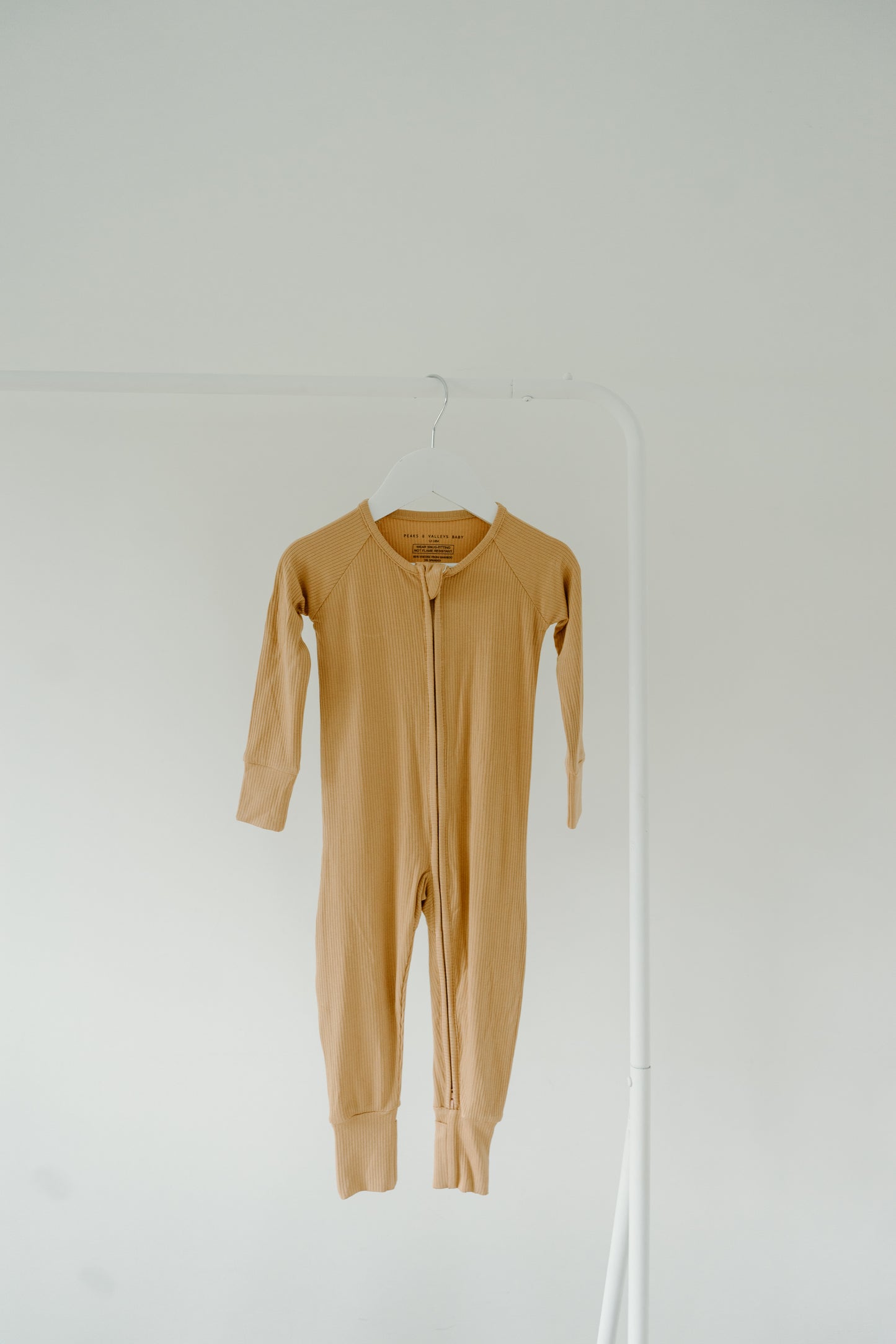 Sleeper with Fold-over Cuffs-Toffee