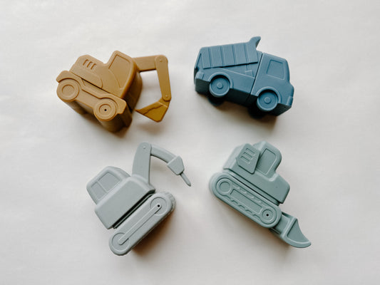 Construction Bath Toys - Earth Tones