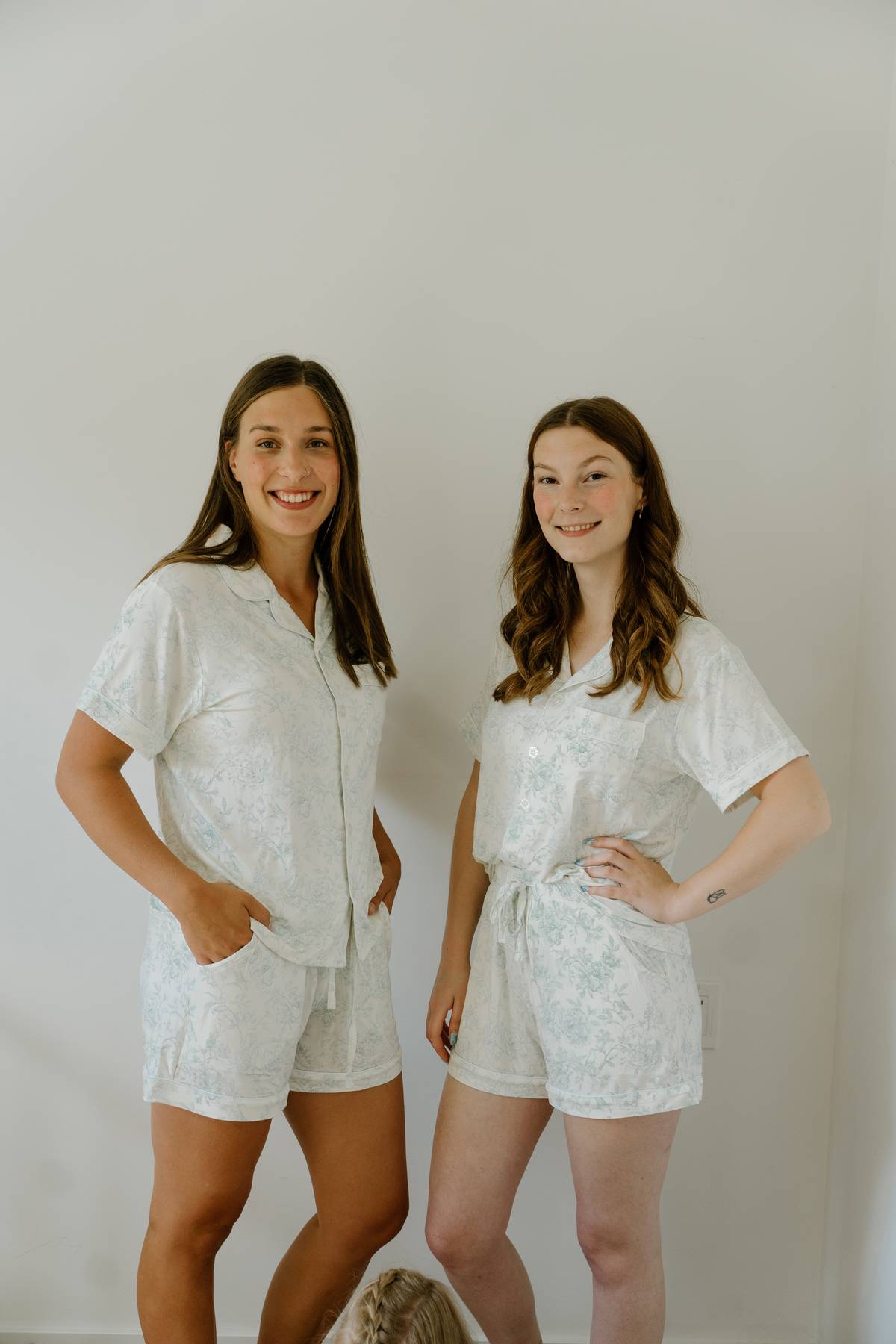 Ladies Short Sleeve PJ Set - Valley Blooms
