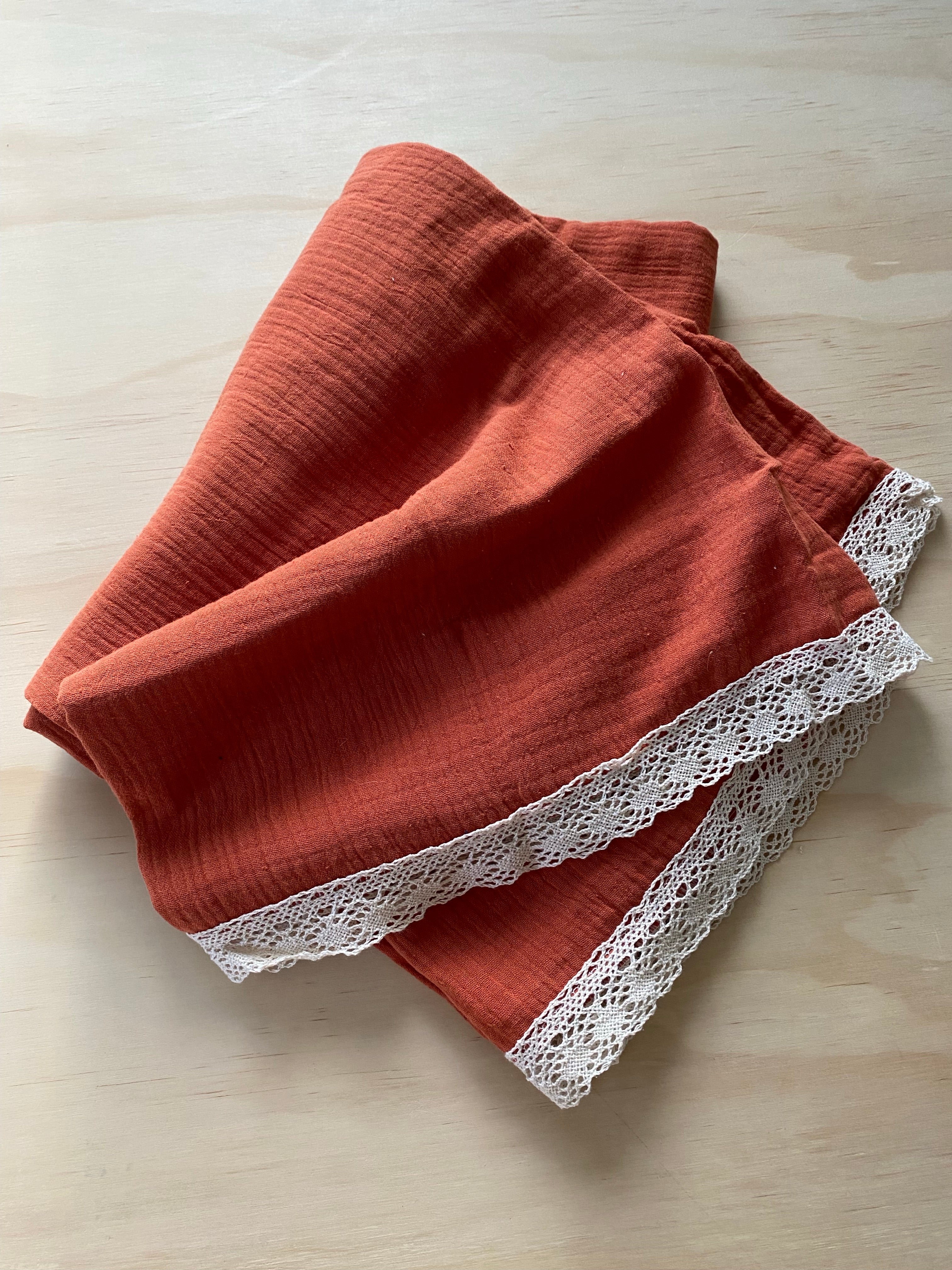 Spice Heirloom Lace Blanket